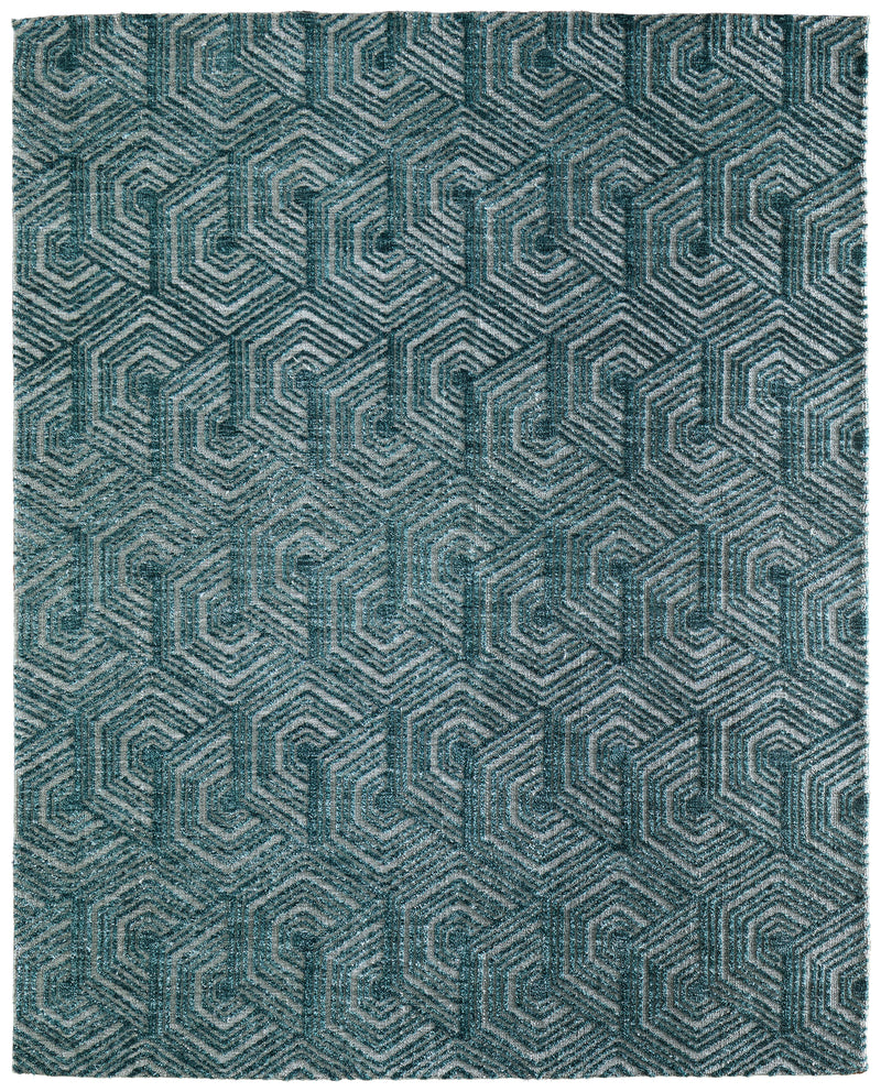 Colton Modern Geometric, Blue