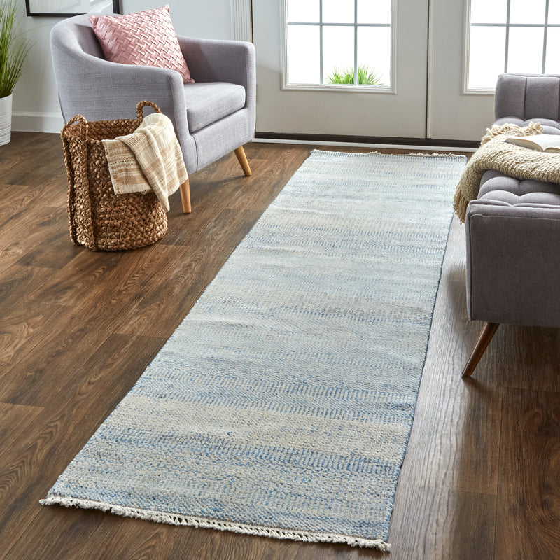 Janson Transitional Stripes, Blue/Silver