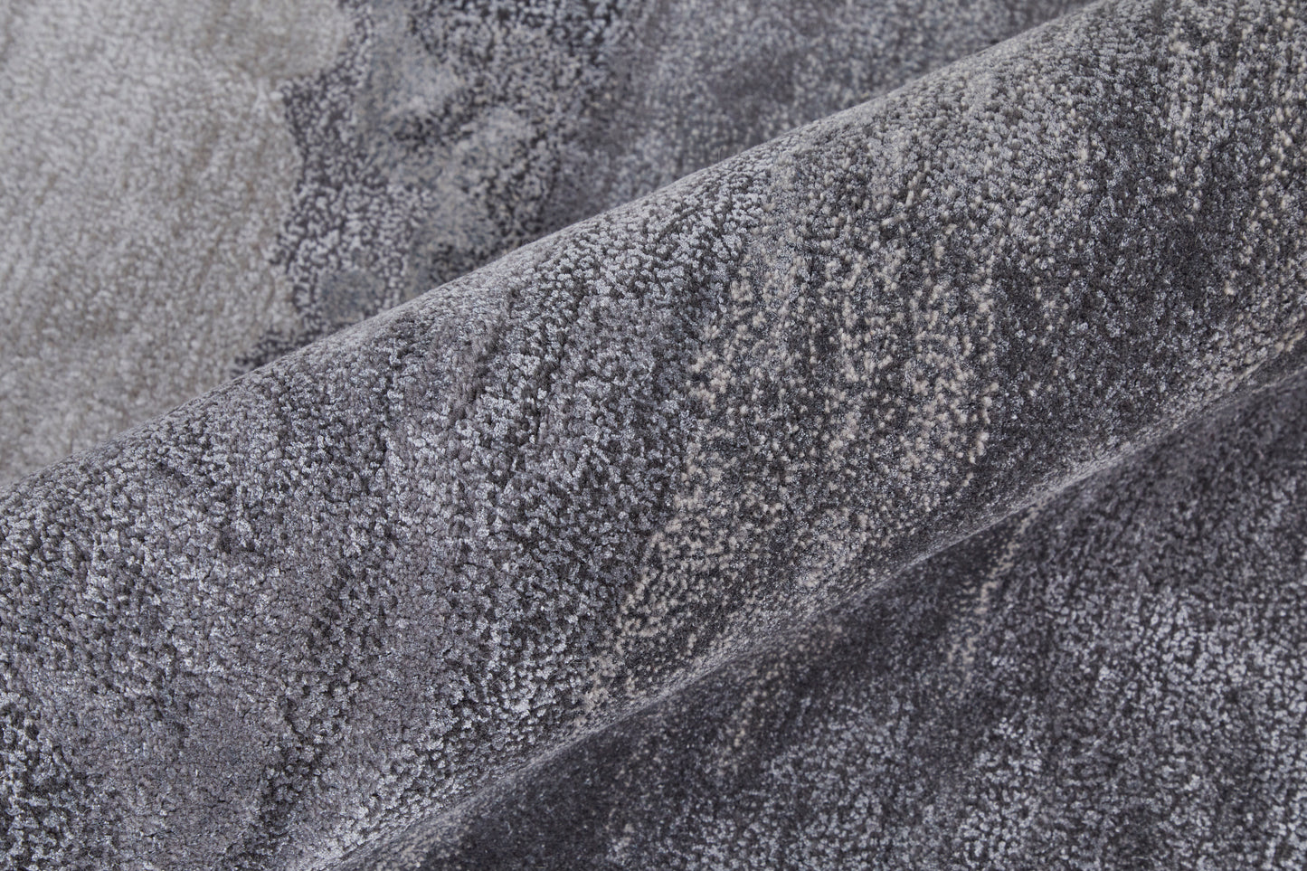 Anya Transitional Abstract, Gray/Blue/Ivory
