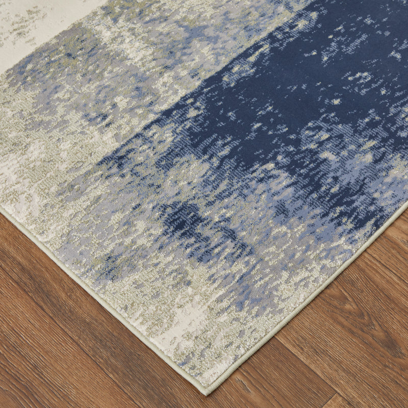 Clio Modern Abstract, Blue/Green/Ivory