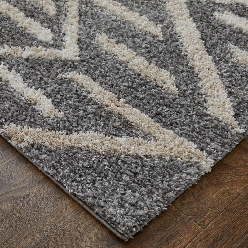 Mynka Transitional Diamond, Gray/Ivory
