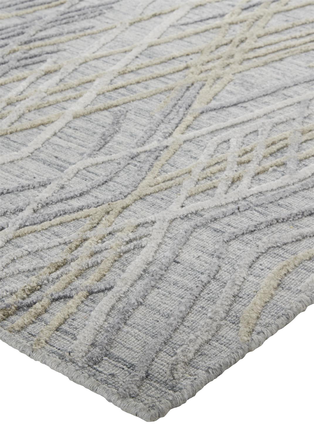 Elias Modern Abstract, Gray/Ivory