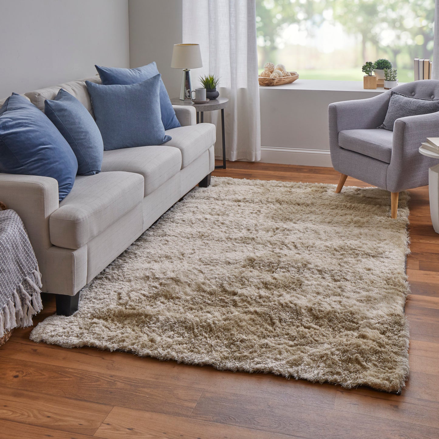 Indochine Modern Solid, Tan/Taupe