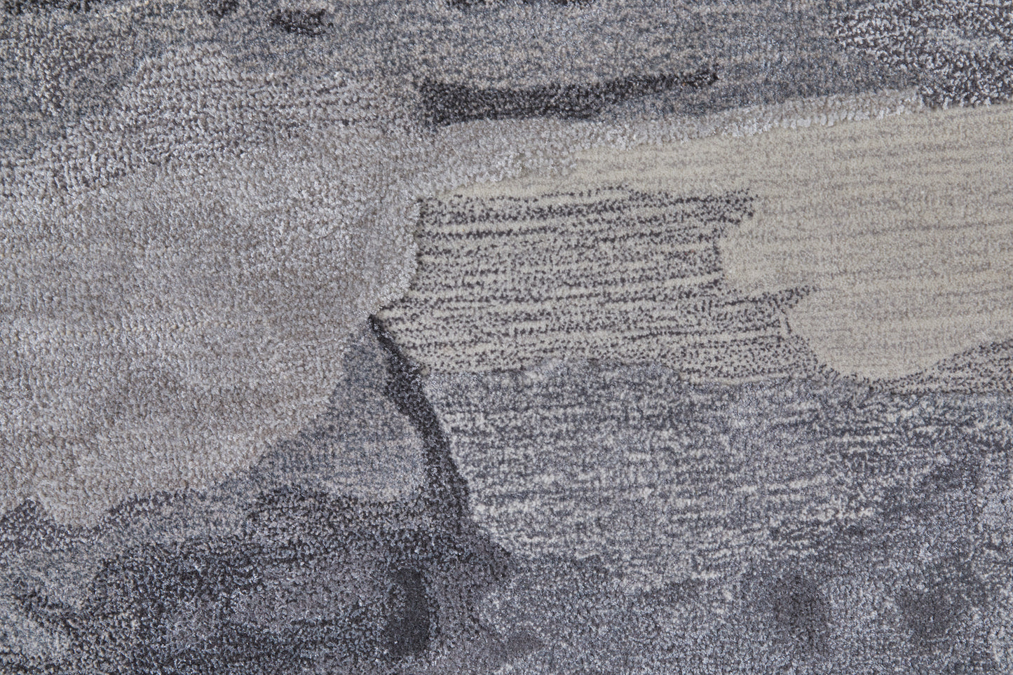 Anya Transitional Abstract, Gray/Blue/Ivory