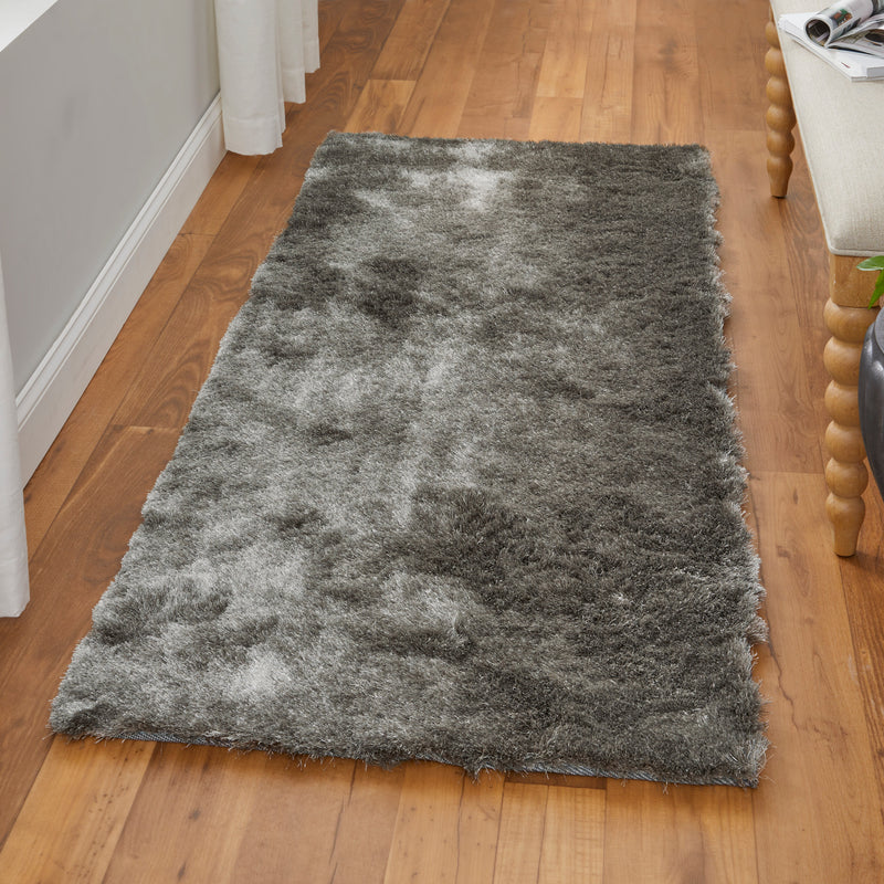 Indochine Modern Solid, Gray/Black