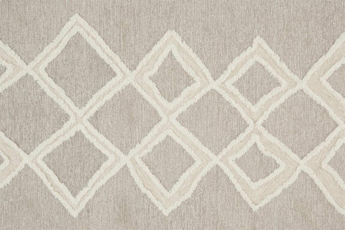 Anica Transitional Geometric, Gray/Ivory