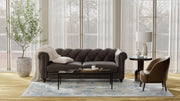 Karina Transitional Floral & Botanical, Ivory/Blue