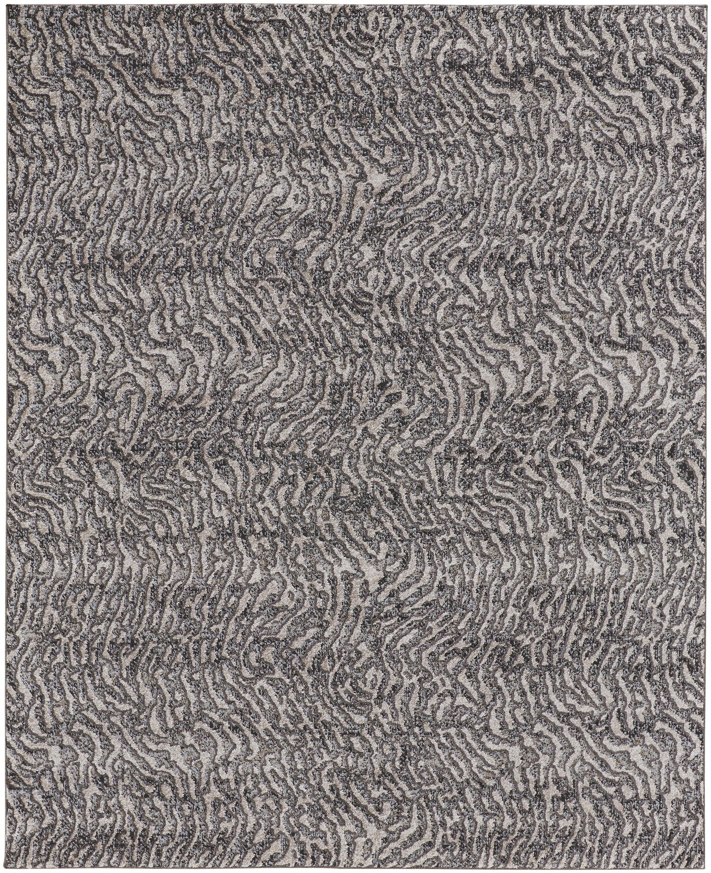 Vancouver Modern Abstract, Gray/Taupe/Ivory
