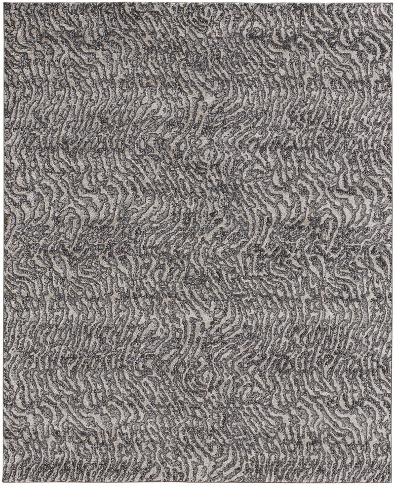 Vancouver Modern Abstract, Gray/Taupe/Ivory