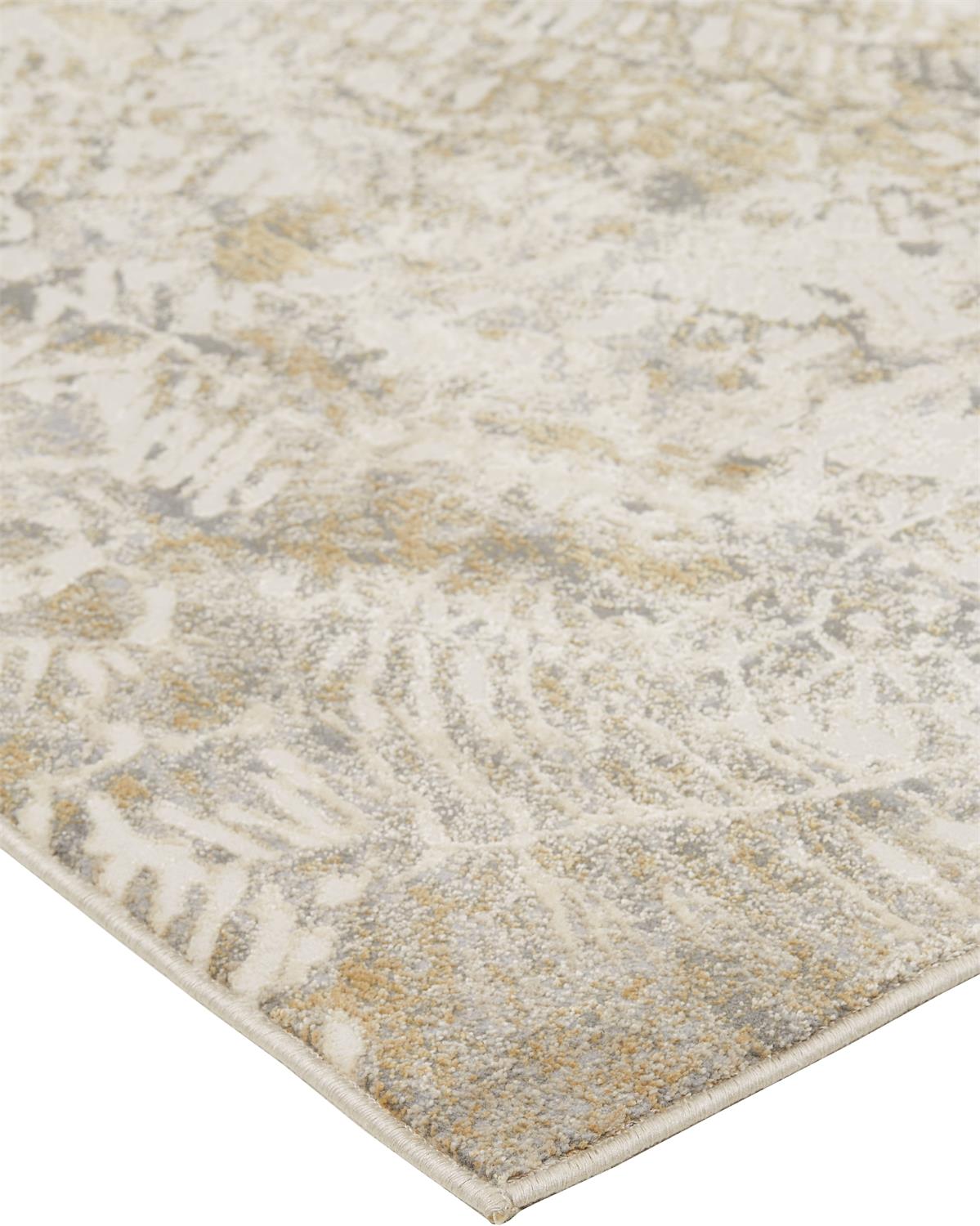 Parker Transitional Abstract, Ivory/Tan/Gray