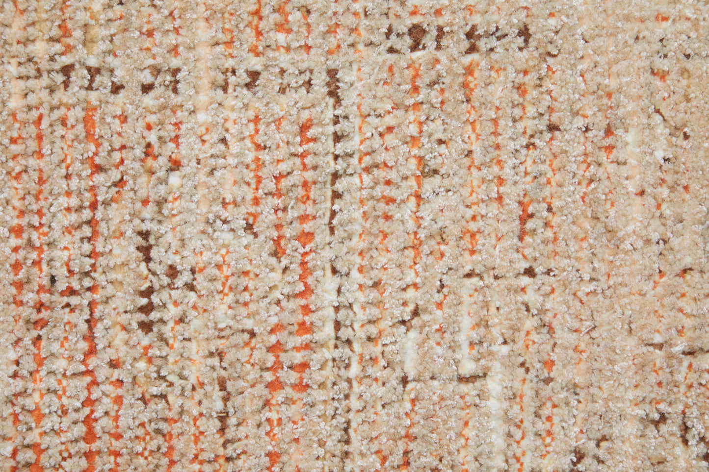 Caldwell Transitional Medallion, Orange/Tan/Ivory
