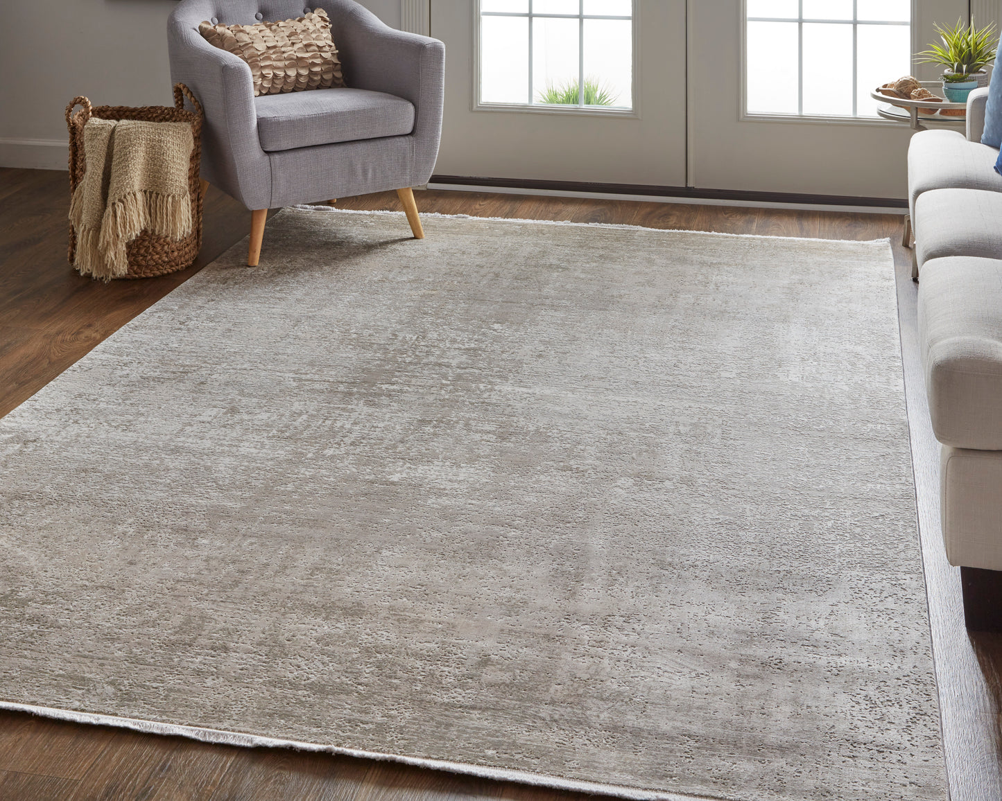 Cadiz Modern Abstract, Tan/Ivory/Gray