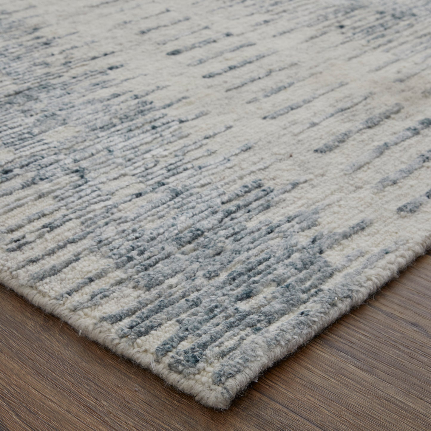 Brighton Modern Abstract, Ivory/Blue/Gray