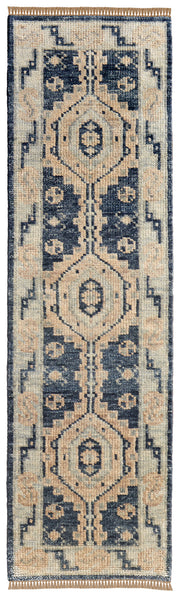 Fillmore Traditional Diamond, Blue/Ivory