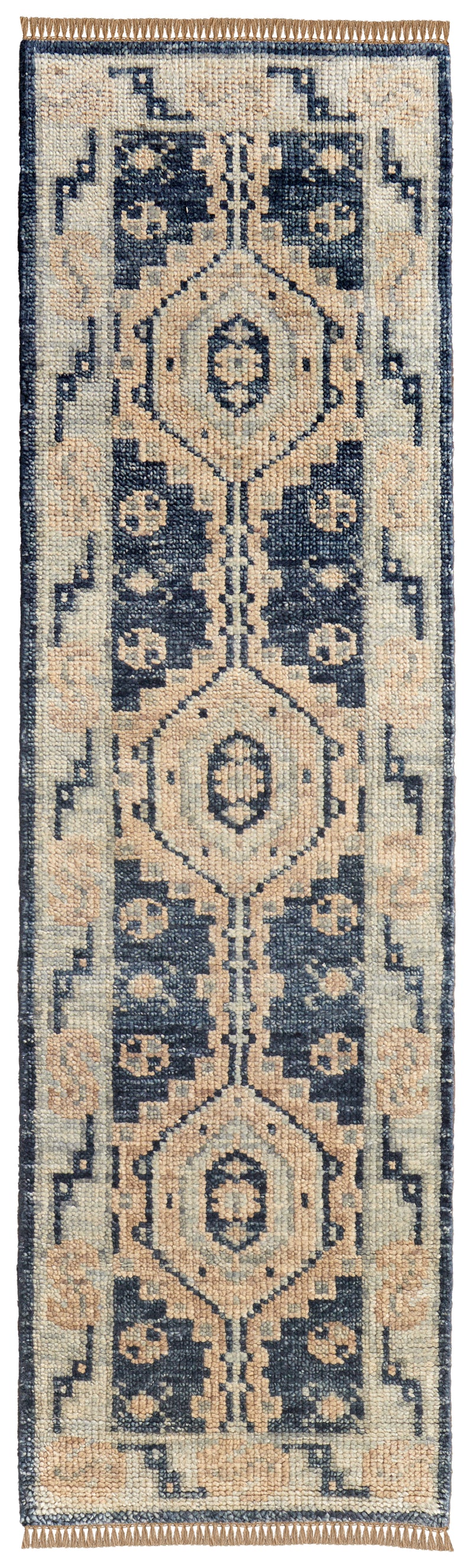 Fillmore Traditional Diamond, Blue/Ivory
