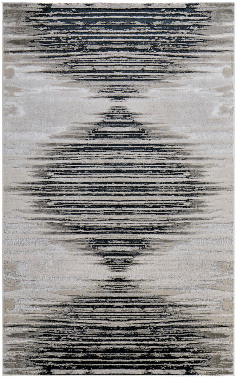 Micah Modern Diamond, Black/Silver/Taupe