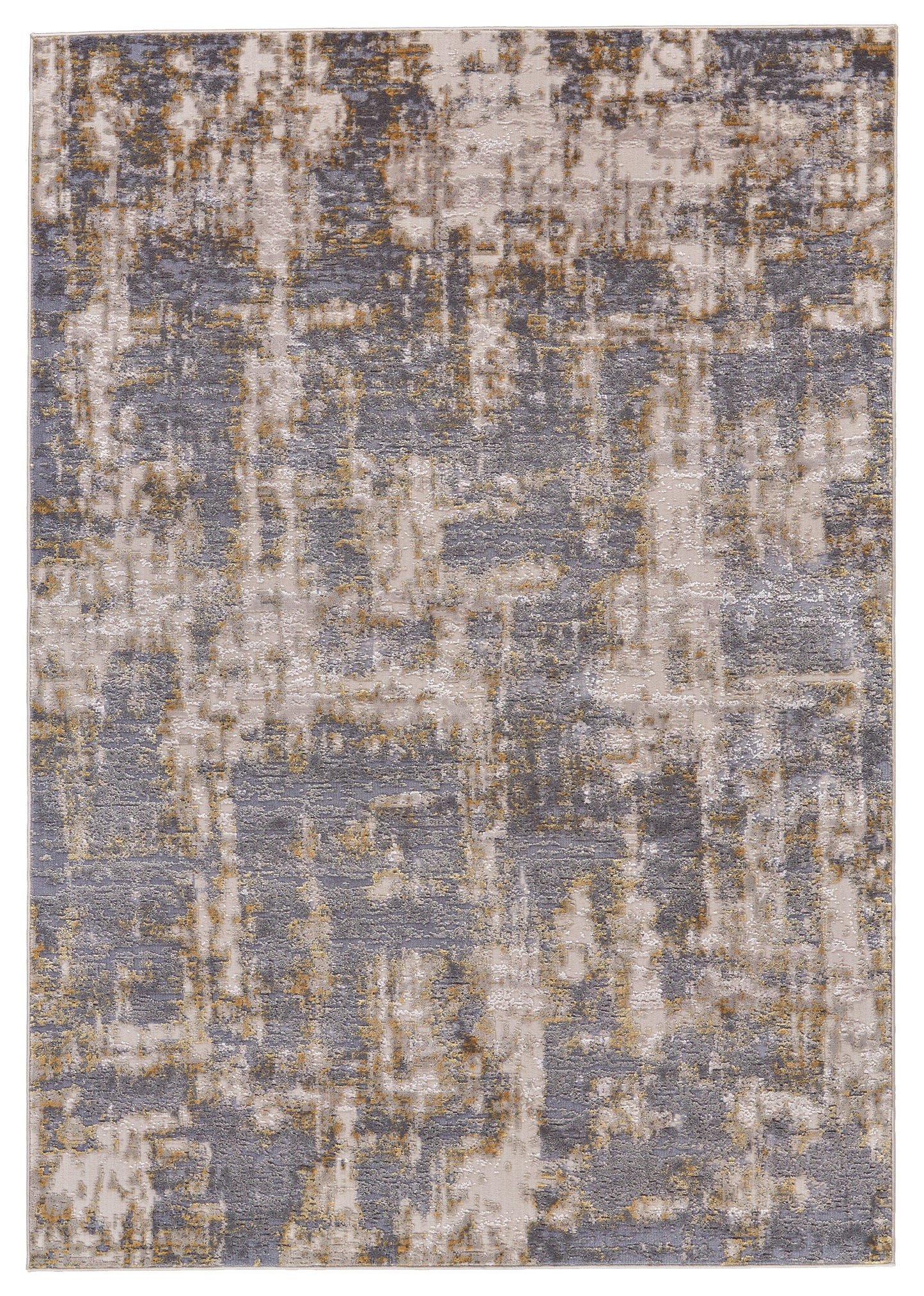 Waldor Modern Abstract, Gray/Gold
