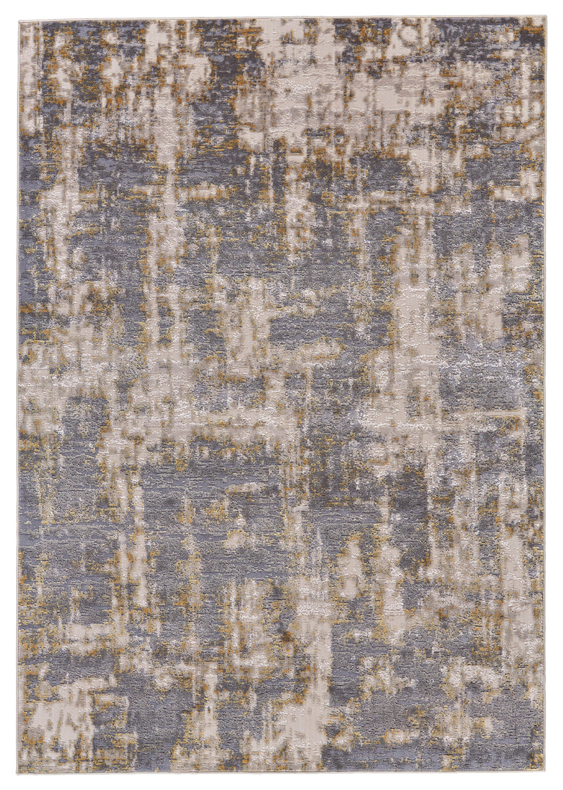Waldor Modern Abstract, Gray/Gold