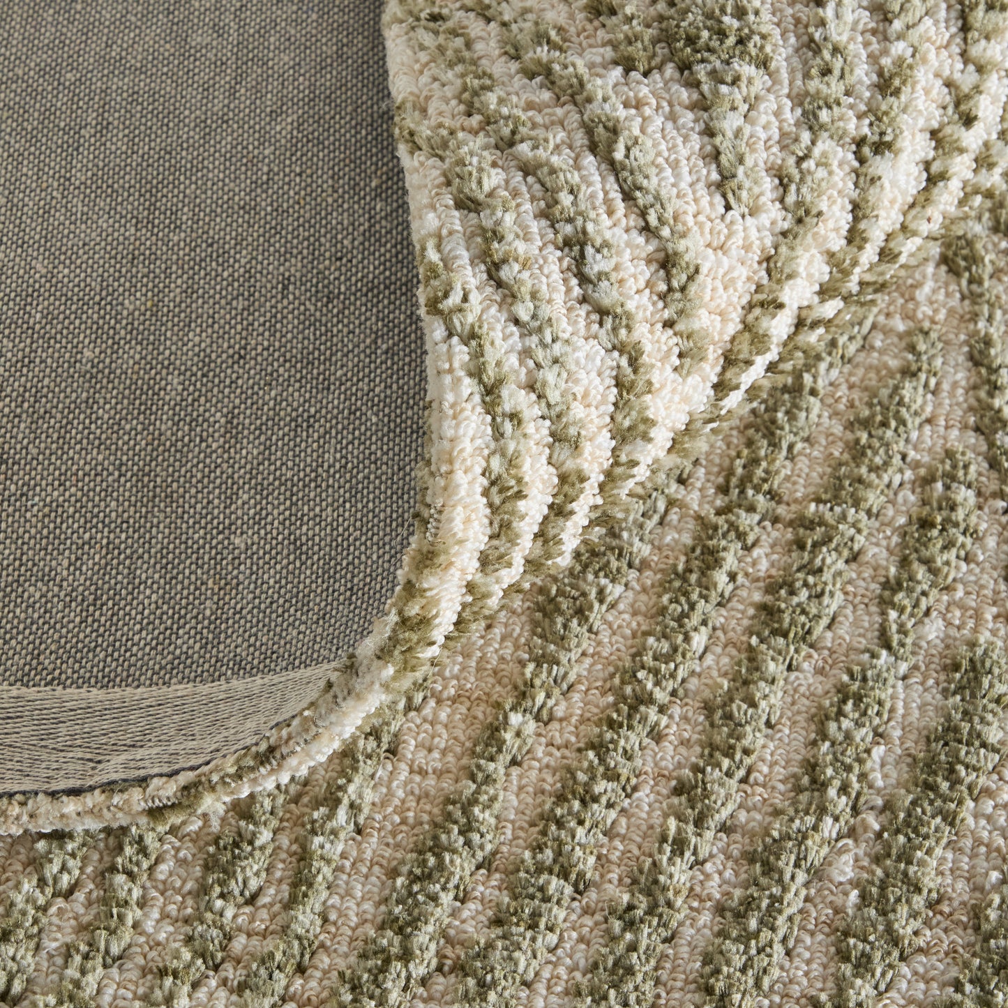 Colton Modern Abstract, Green/Tan