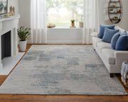Zarah Modern Abstract, Gray/Taupe/Blue