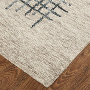 Maddox Transitional Abstract, Gray/Green/Tan