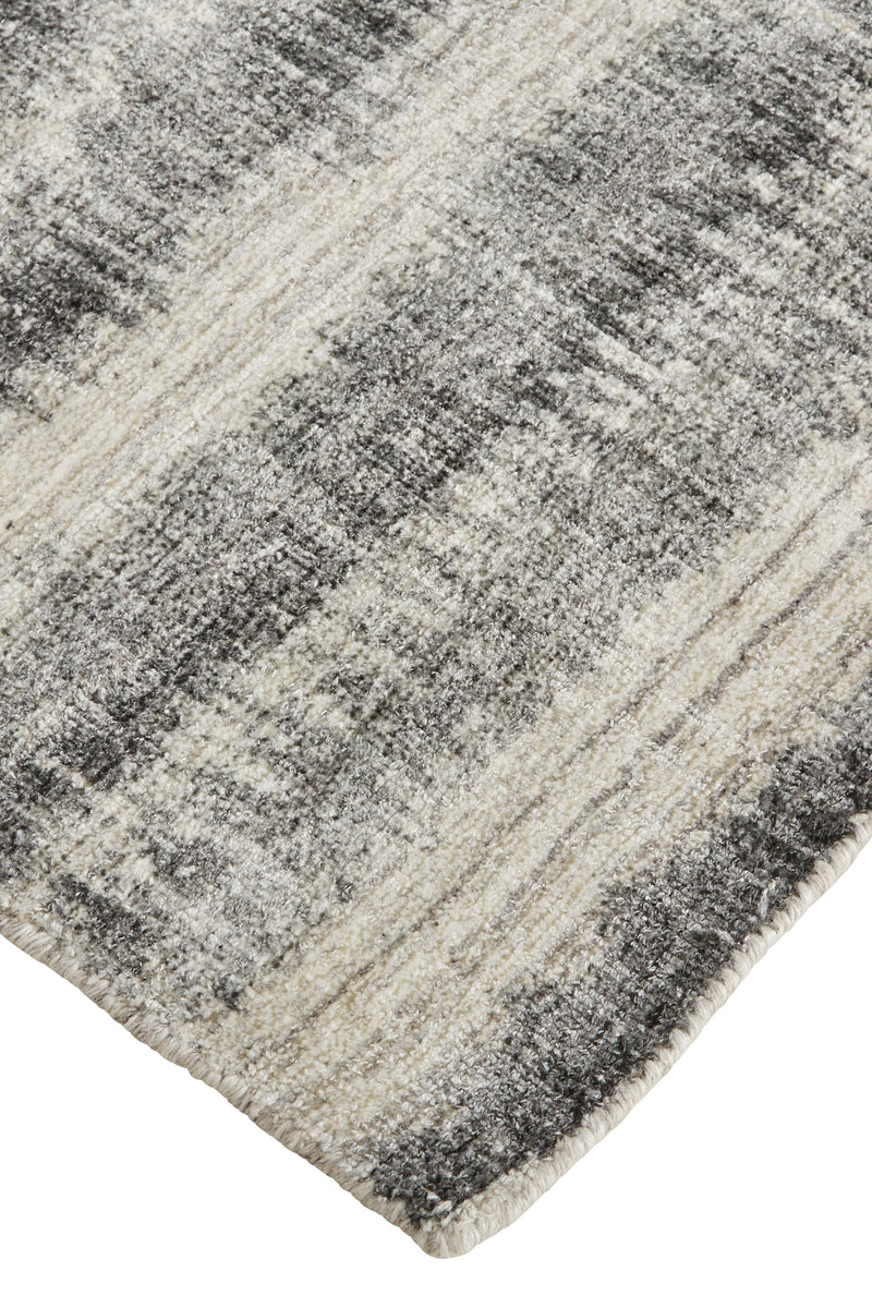 Mackay Transitional Stripes, Gray/Ivory/Black