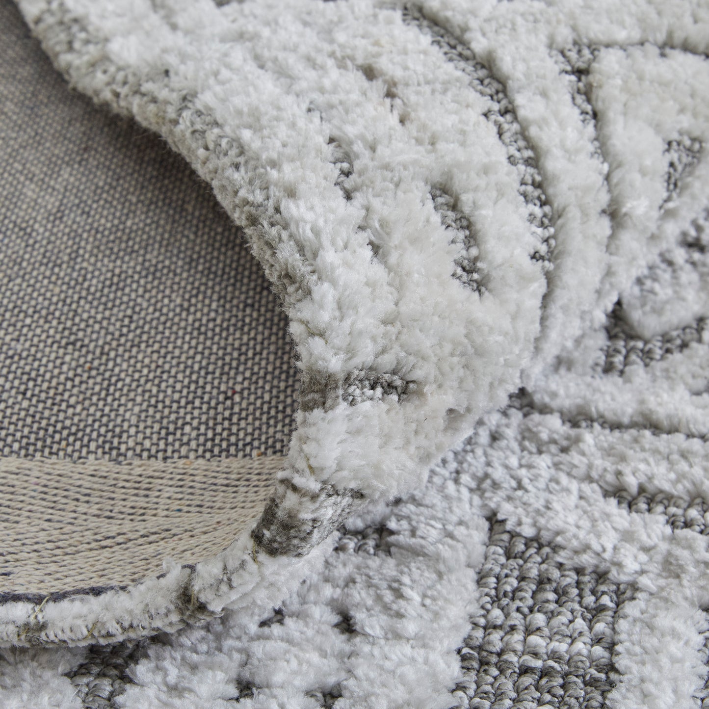 Colton Modern Abstract, Gray/Silver