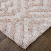 Colton Modern Diamond, Pink/Ivory