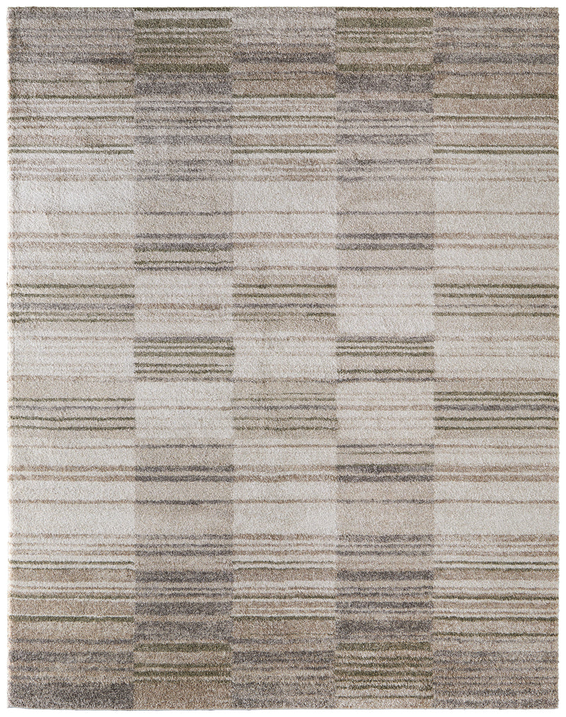 Richmond Modern Geometric, Ivory/Gray/Tan