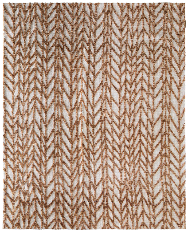 Colton Modern Chevron, Brown/Tan