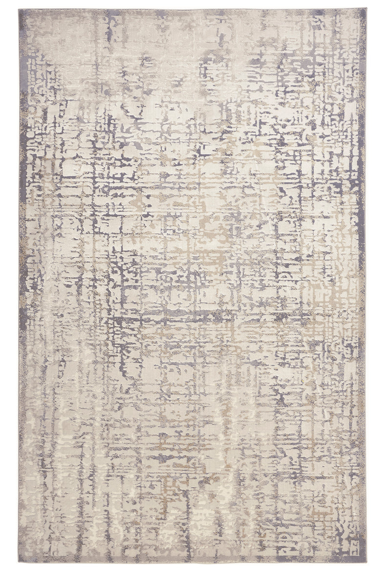 Waldor Modern Abstract, Ivory/Gray