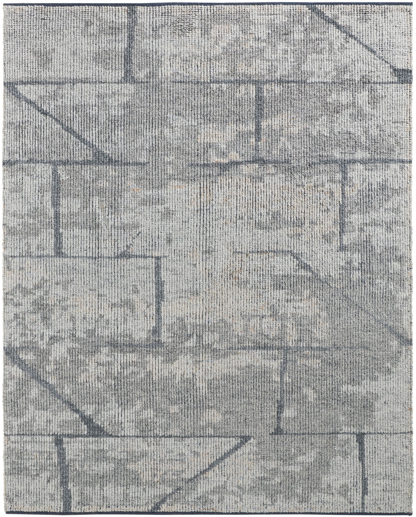 Alford Modern Abstract, Gray/Silver