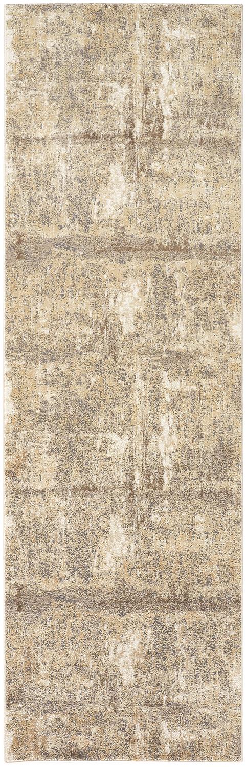 Parker Transitional Abstract, Tan/Ivory/Brown