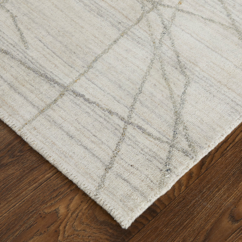 Whitton Modern Abstract, Ivory/Gray
