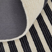 Maguire Transitional Abstract, Gray/Ivory/Black