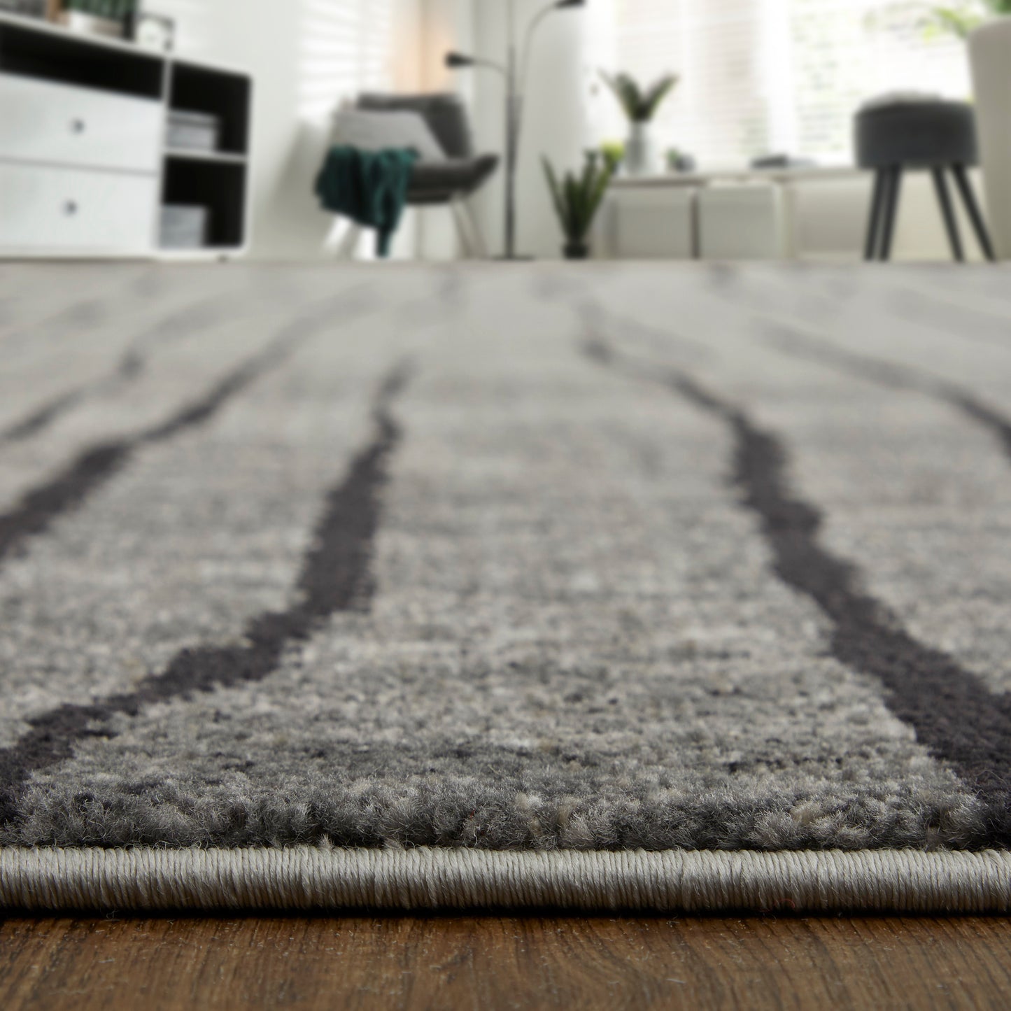 Kano Transitional Abstract, Gray/Black/Taupe