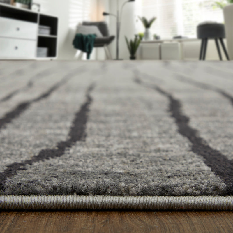Kano Transitional Abstract, Gray/Black/Taupe