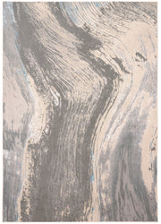 Azure Modern Abstract, Gray/Ivory/Blue