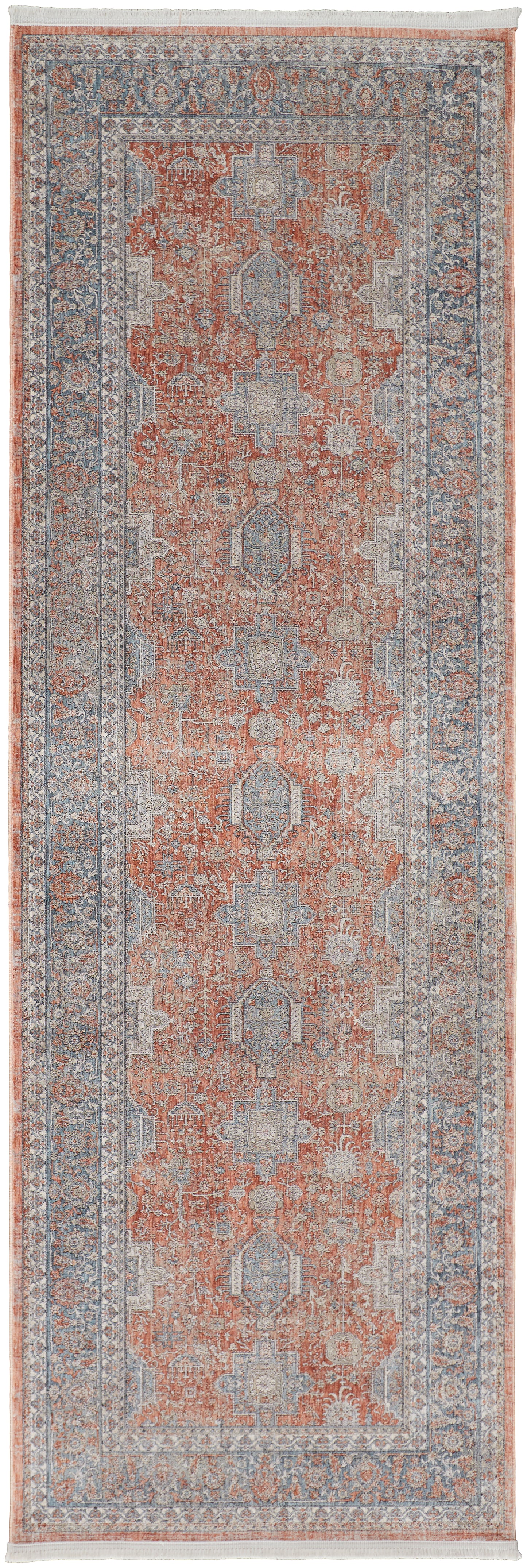 Marquette Transitional Oriental, Red/Orange/Blue