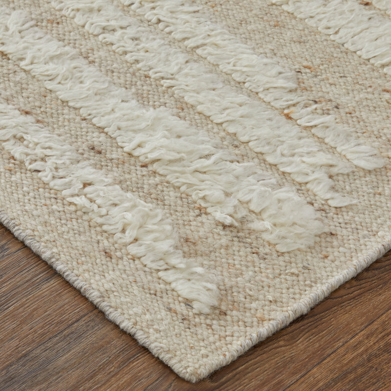 Ashby Transitional Stripes, White/Tan
