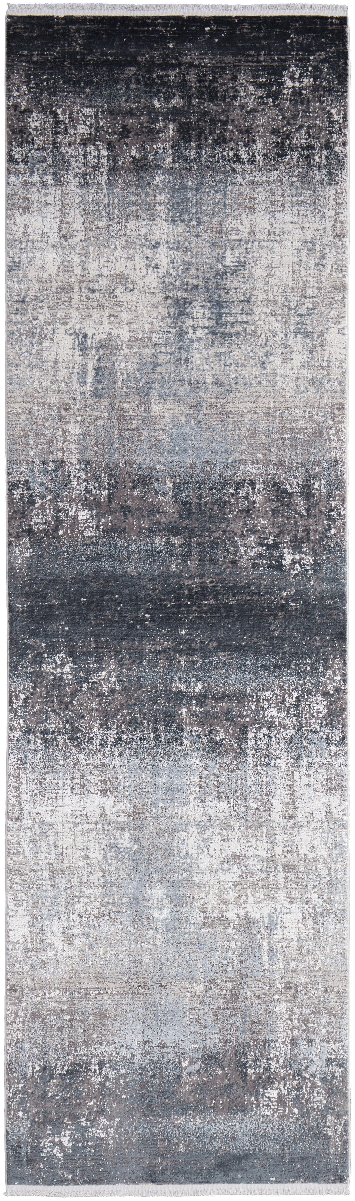 Cadiz Modern Abstract, Gray/Black/Silver