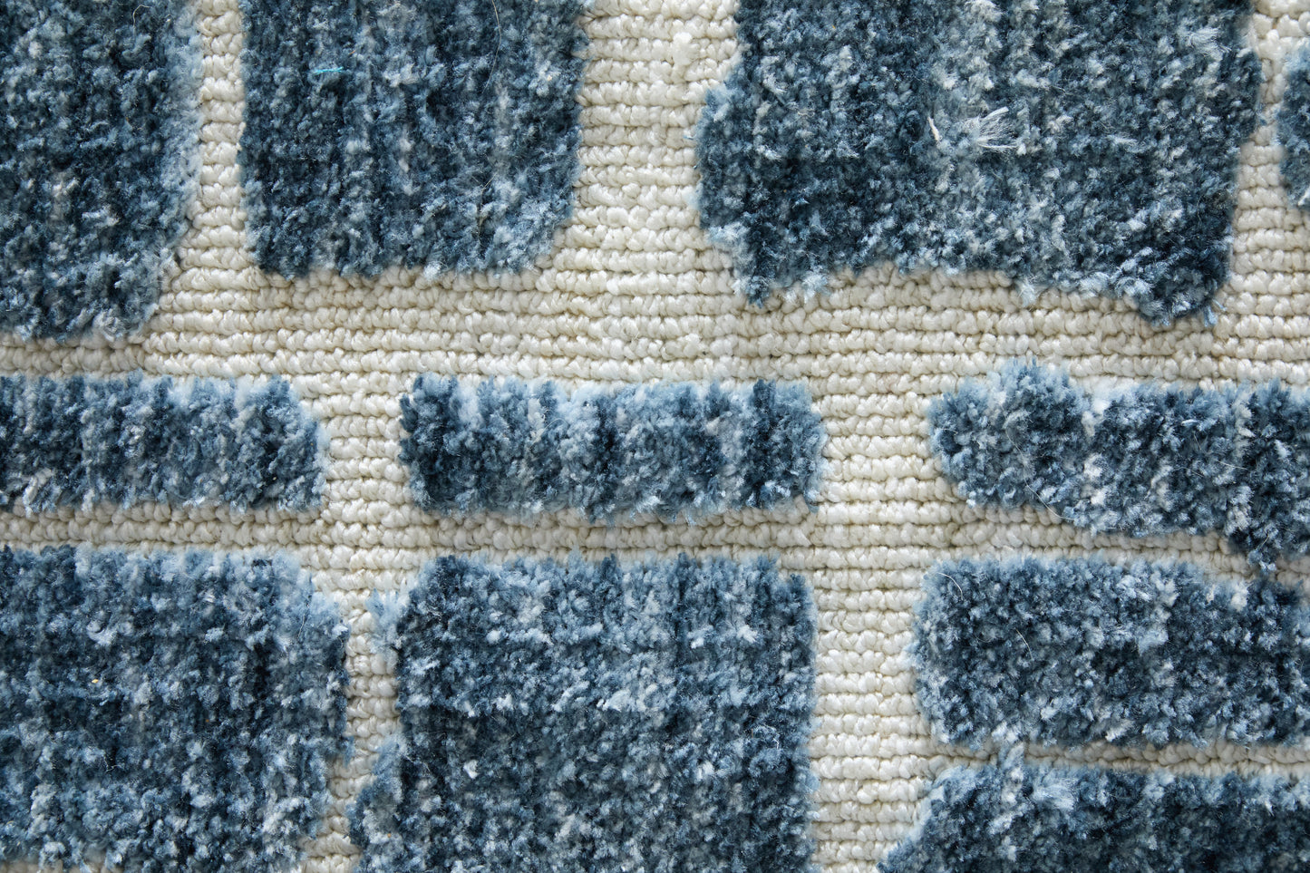Colton Modern Abstract, Blue/Ivory