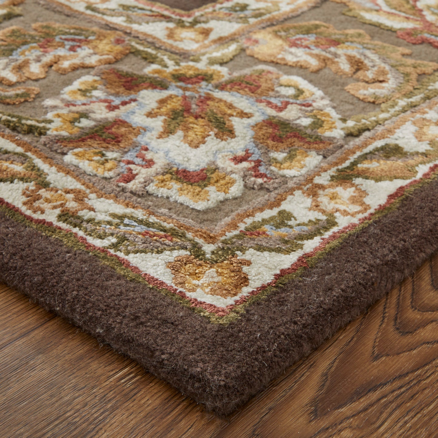 Prescott Traditional Oriental, Brown/Tan/Ivory