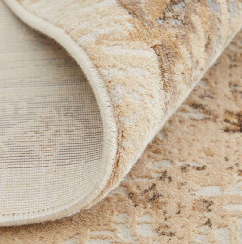 Celene Traditional Bordered, Tan/Brown/Gray