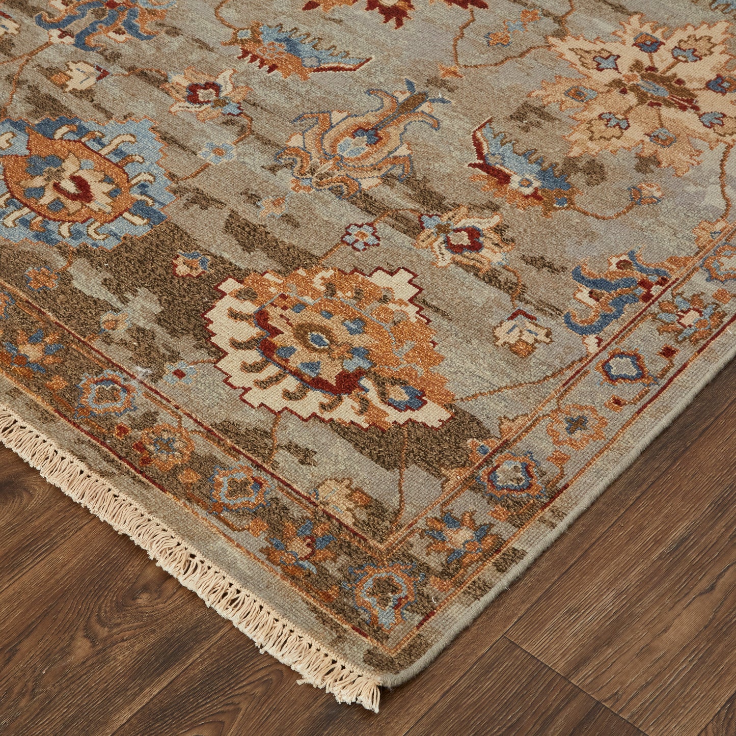 Leylan Transitional Floral & Botanical, Brown/Tan/Gray
