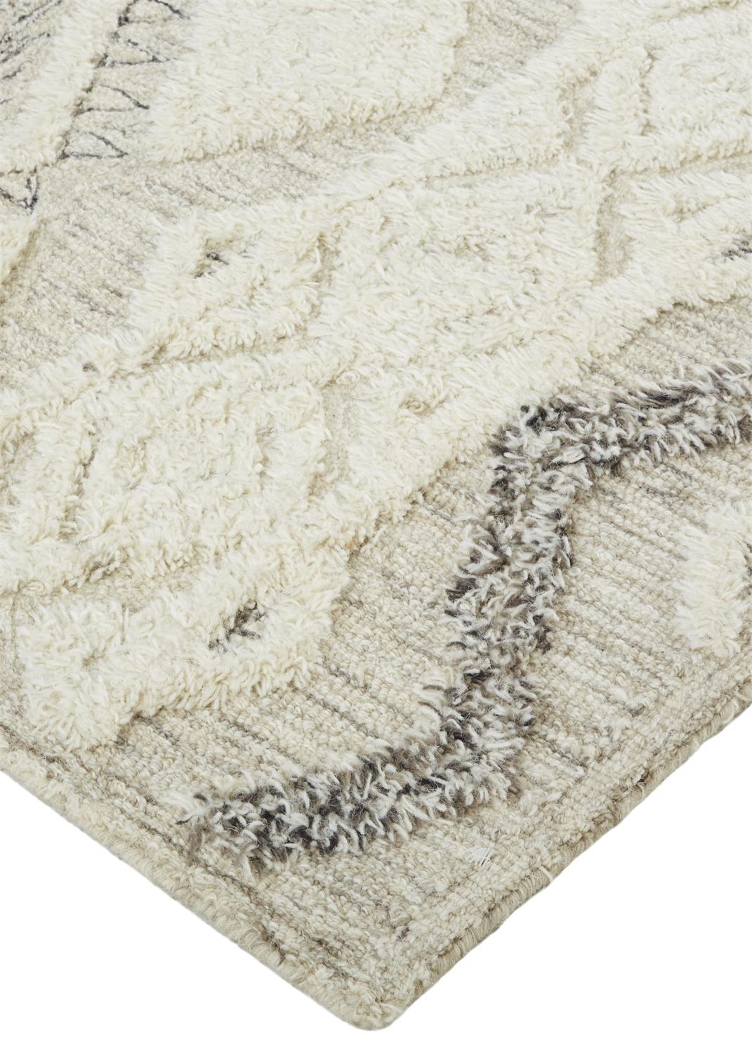 Anica Transitional Geometric, Ivory/Taupe/Gray