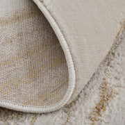 Aura Modern Abstract, Ivory/Taupe/Gold