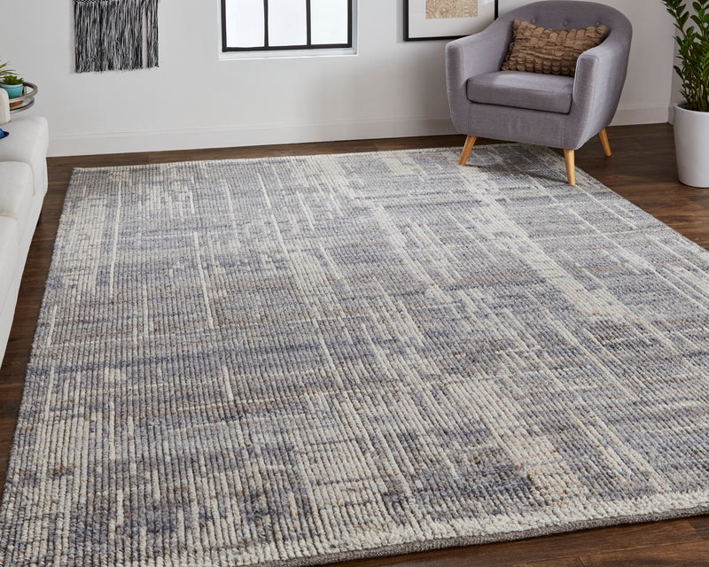 Alford Modern Abstract, Gray/Ivory/Taupe