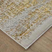 Aura Modern Abstract, Gold/Gray/Ivory