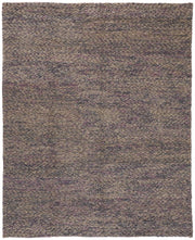 Berkeley Transitional Abstract, Purple/Taupe/Gray